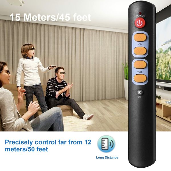 Large Button Remote Control for Seniors and Kids: Simple and Easy to Use