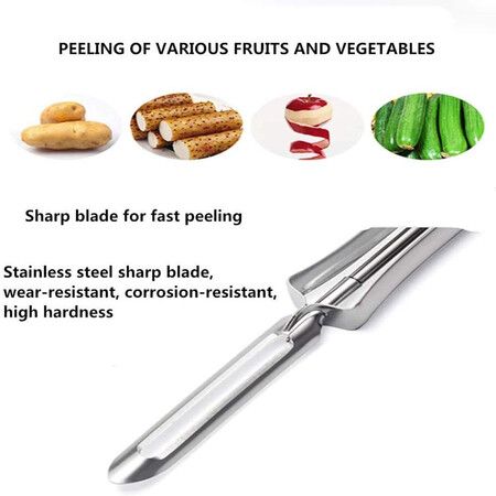 Stainless Steel Rotary Vegetable Peeler for Effortless carrot fruit vegetable Peeling