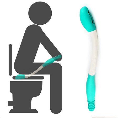 15 Inch Long Reach Comfort Wipe Toilet Aids Tools Extend Your Reach for Improved Hygiene