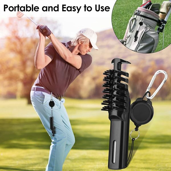 Golf Club Cleaner: Brush with Built-in Water Reservoir for Effortless Cleaning