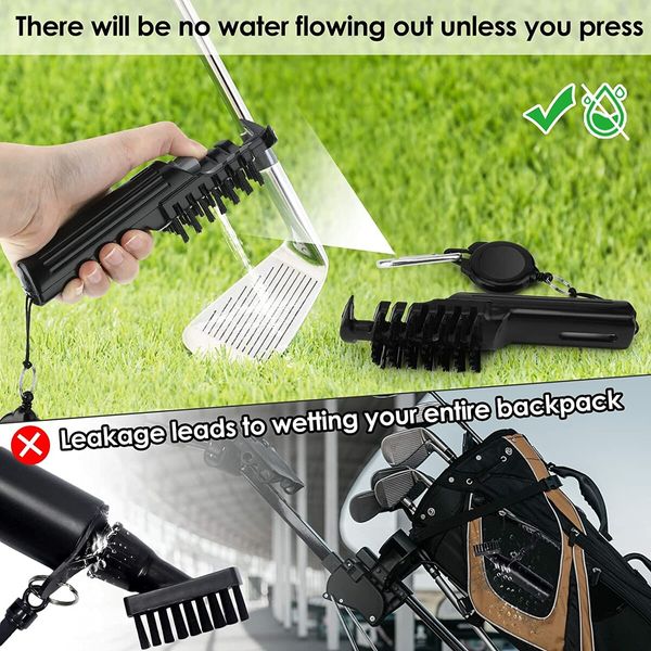 Golf Club Cleaner: Brush with Built-in Water Reservoir for Effortless Cleaning