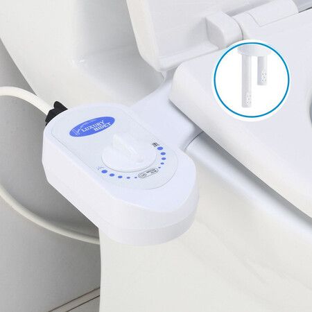 Luxury Bidet Attachment with Adjustable Spray and Pressure for Enhanced Comfort