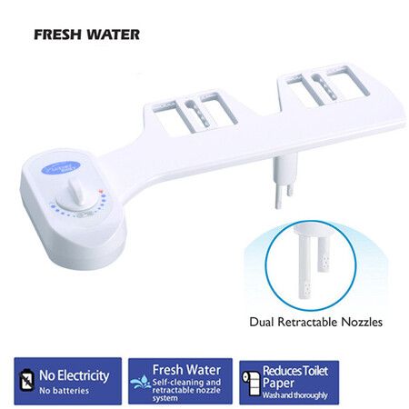 Luxury Bidet Attachment with Adjustable Spray and Pressure for Enhanced Comfort