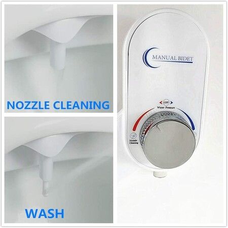 Self-Cleaning Bidet with Retractable Nozzle: Upgrade Your Toilet, Save on Toilet Paper