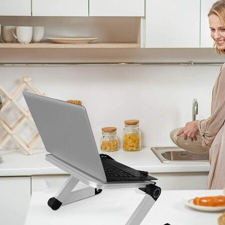 Collapsible Adjustable Book Holders Stand for Reading with Paper Clips: Free Your Hands and Declutter Your Desk ()