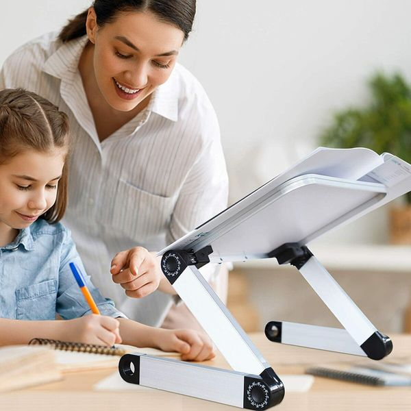 Collapsible Adjustable Book Holders Stand for Reading with Paper Clips: Free Your Hands and Declutter Your Desk ()