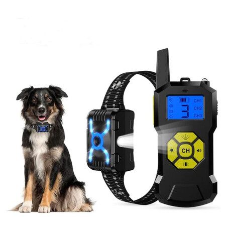 Bark Stopper Remote Control Spray Dog Trainer: Safe, Waterproof Dog Training Collar with Shock and No Shock Options