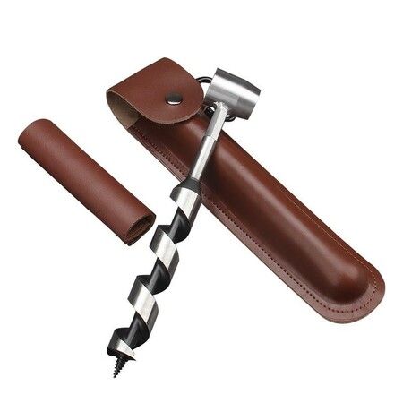 Ultimate Bushcraft Gear: Hand Auger Wrench for Effortless Wood Drilling, Perfect for Camping, Woodworking, and Outdoor Adventures