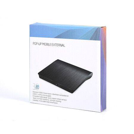 External USB 3.0 DVD Player and CD Drive with Rewriting Capability