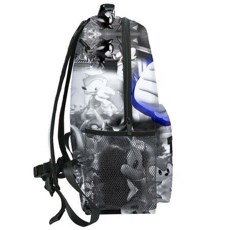 Sonic Adventure 3D Dual-Sided Shoulder Backpack for Kids and Teens, Perfect for School and Play