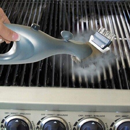 Effortless Steam Cleaner Grill Brush Easily Cleans for All Your Grills