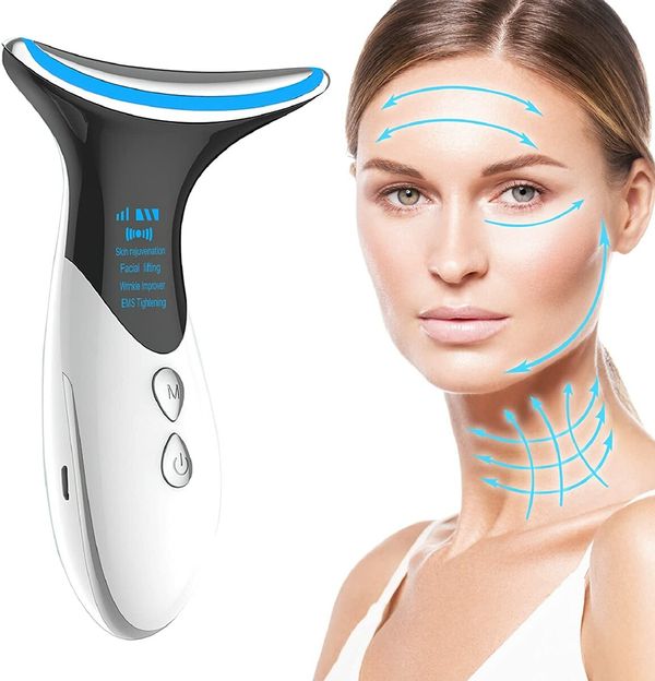 4-in-1 Face and Neck Massager: Lift, Tone, and Reduce Double Chin