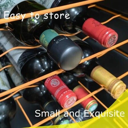 3-Pack Wine Bottle Stoppers Plastic and Silicone Set: Keep Your Wine Fresh with Plastic and Silicone Stoppers