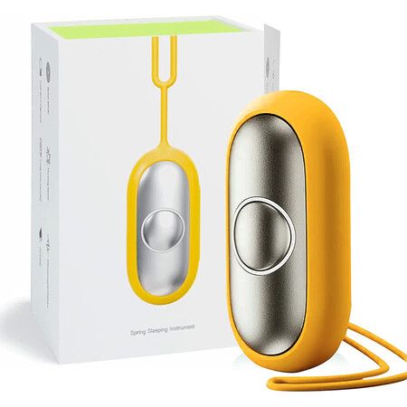 Handheld Sleep Aid Device: Microcurrent Sleep Instrument (Yellow)