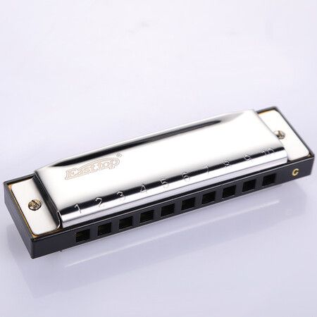 East top C Key Blues Harmonica for Beginners and All: Perfect Christmas Gift