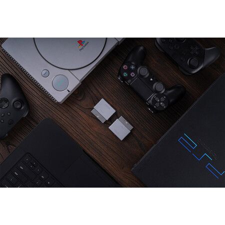 Retro Receiver 8Bitdo for PS1, PS2, Windows, X-box Series and X-box One Bluetooth Controllers