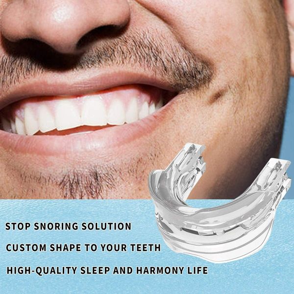 1 pack Anti-Snoring Mouthpiece: Snore Stopper for Men and Women