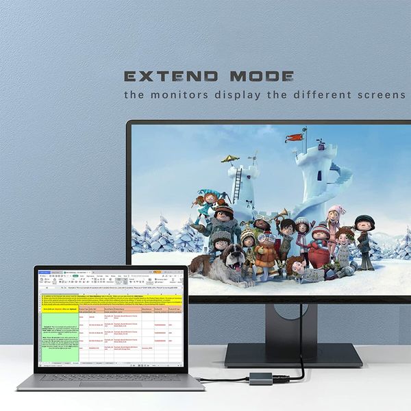 Extend Your Display - USB to VGA Adapter for Multiple Monitors and Enhanced Visuals