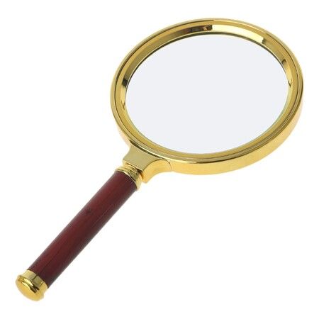 10X Magnifying Glass, 100mm Handheld Magnifier for Reading and Jewelry