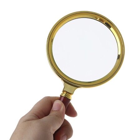 10X Magnifying Glass, 100mm Handheld Magnifier for Reading and Jewelry