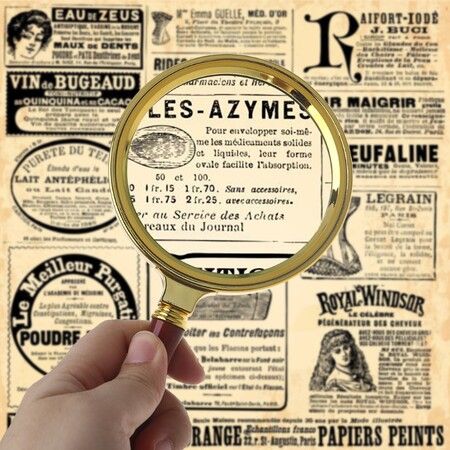 10X Magnifying Glass, 100mm Handheld Magnifier for Reading and Jewelry