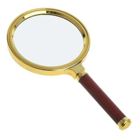 10X Magnifying Glass, 100mm Handheld Magnifier for Reading and Jewelry