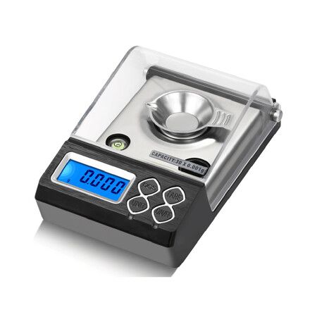 High Precision Digital Scale with 0.001g/1mg Accuracy Perfect for Weighing Jewelry, Carats, and Grains, Ideal for Labs & Professionals