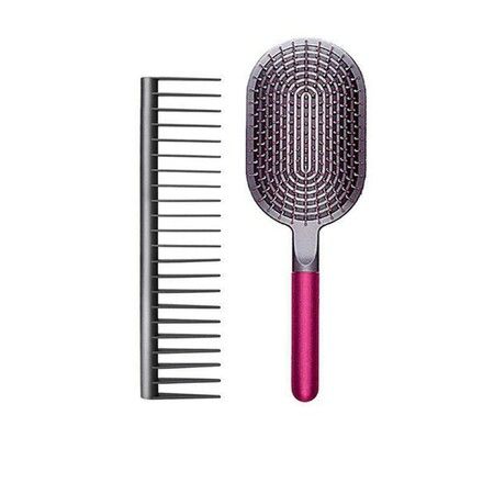 Dyson Compatible Comb Brush Set - Wide Tooth Hair Comb, Air Detangling Rake, and Massaging Sharon Brush for Tangle-Free Hair