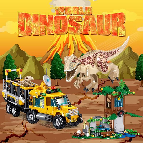 Jurassic World Building Blocks for Creative Park Construction