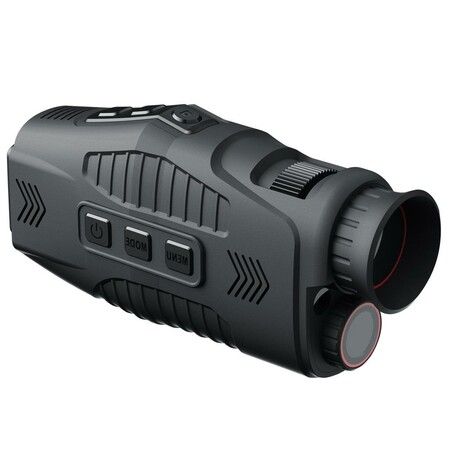 1080P Day/Night Use Monocular with 5x Zoom, 300m Full Dark View Distance for Hunting and Surveillance