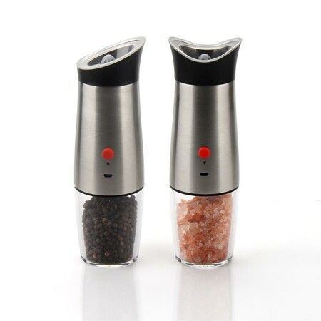 Rechargeable Electric Salt and Pepper Grinder with USB Gravity: Grind Effortlessly with Battery Power