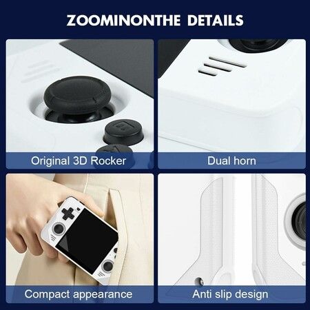 Retro Handheld Game Console with 16G 128G 20000+ Classic Games, Stunning IPS Screen, 5G Wifi Bluetooth Great Gift