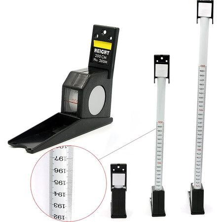 Growth Tracking 2M kids Wall Mounted Growth Stature Meter Roll Ruler for Height Measurement