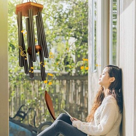 30-Inch Aluminum Tube Wind Chimes - Create a Soothing and Harmonious Outdoor Ambiance