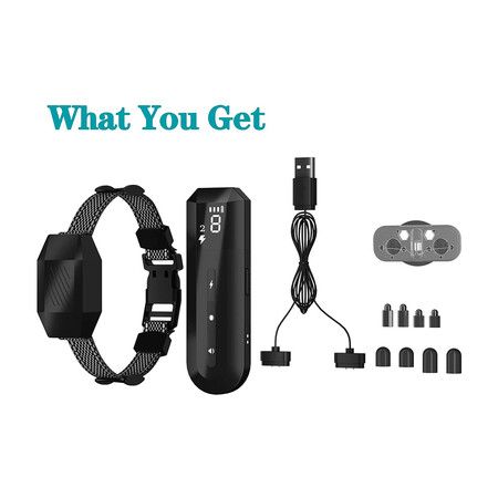 2 Dogs Effective Anti-Bark Dog Shock Collar with Remote Range up to 2600FT large areas for Small Medium Large Dogs 8 to 120lbs