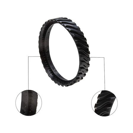 Replacement Pool Cleaners Tire Tracks (R0526100) for Zodiac MX8 Elite, MX6 Elite, MX8, and MX6 Pool Cleaners (2 Pack)