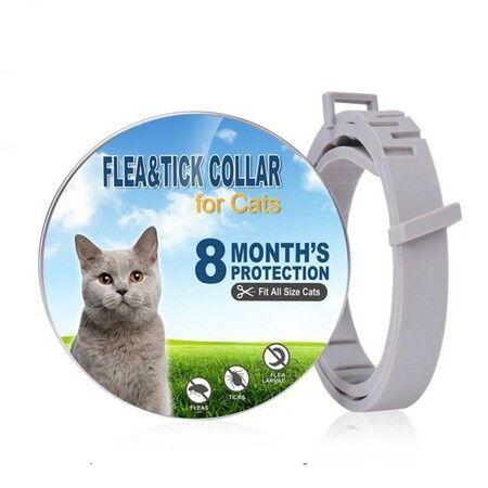 1-Pack 38CM Flea and Tick Collar with Effective and Long-Lasting Protection for Cats and Kittens