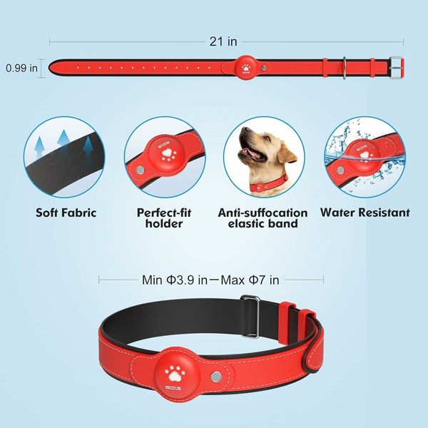 GPS Dog Tracker Collar: Real-Time Location, No Monthly Fee - For iOS Only