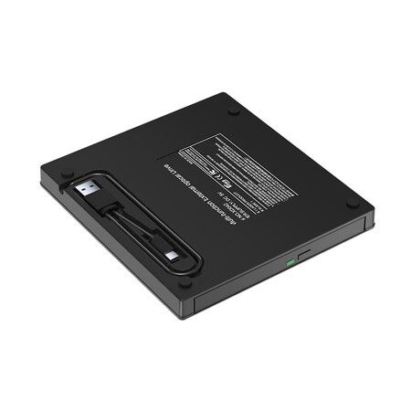 7-in-1 USB 3.0 Type-C External Optical Drive - Read and Write CDs and DVDs on Your Windows, Mac, or PC Laptop