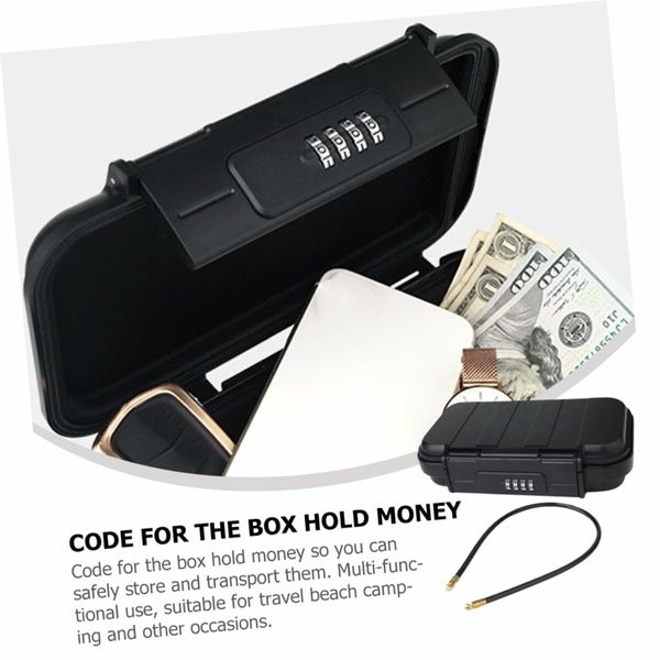 Portable Lock Safe for Travel - Secure Storage for Valuables, Phone, and Personal Items with Password Lock