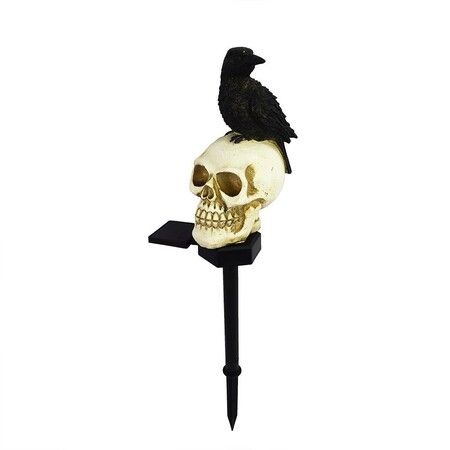 Spooky Halloween Outdoor Lights: Solar-Powered Skeleton Ghost LED Lights for Eerie Party Decor, Balcony Ambiance, and Garden Fright