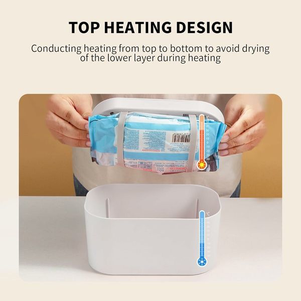 5 Modes Temperature-Controlled Diaper Wipe Warmer and Dispenser for Easy Diaper Changes,Soothing Comfort for Little Ones