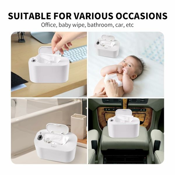 5 Modes Temperature-Controlled Diaper Wipe Warmer and Dispenser for Easy Diaper Changes,Soothing Comfort for Little Ones