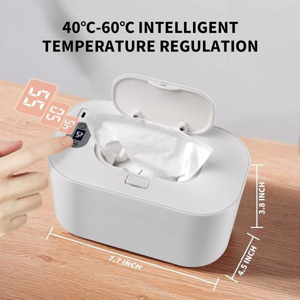 5 Modes Temperature-Controlled Diaper Wipe Warmer and Dispenser for Easy Diaper Changes,Soothing Comfort for Little Ones