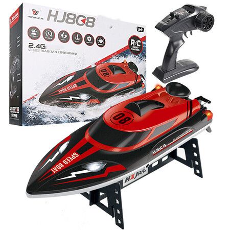 Thrilling 22.4GHz RC Boat: Blazing Fast (20+ MPH) Remote-Controlled Boat for All Ages, Perfect for Pools and Lakes with Low Battery Alarm