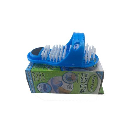 Shower Spa Foot Cleaner Massage Brush: Exfoliating Cleaning Slipper for Floor Spa Massage