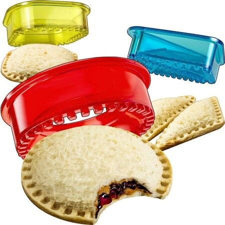 Decruster Sandwich Maker Cutter and Sealer: Fun and Easy Decruster Sandwich Maker for Kids (Multi-Shape)