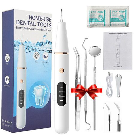 Professional Ultrasonic Dental Scaler - Effortlessly Remove Tartar and Stains