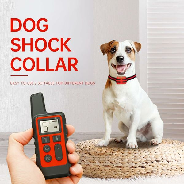 Dog Training Collar with Remote: Rechargeable Electric Collar with Beep, Vibration, and Shock for All Dogs