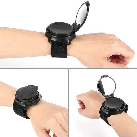 360° Vision for Cyclists: Adjustable Bike Mirror with Wristband for Unmatched Rear Visibility